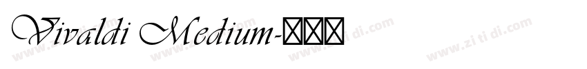 Vivaldi Medium字体转换